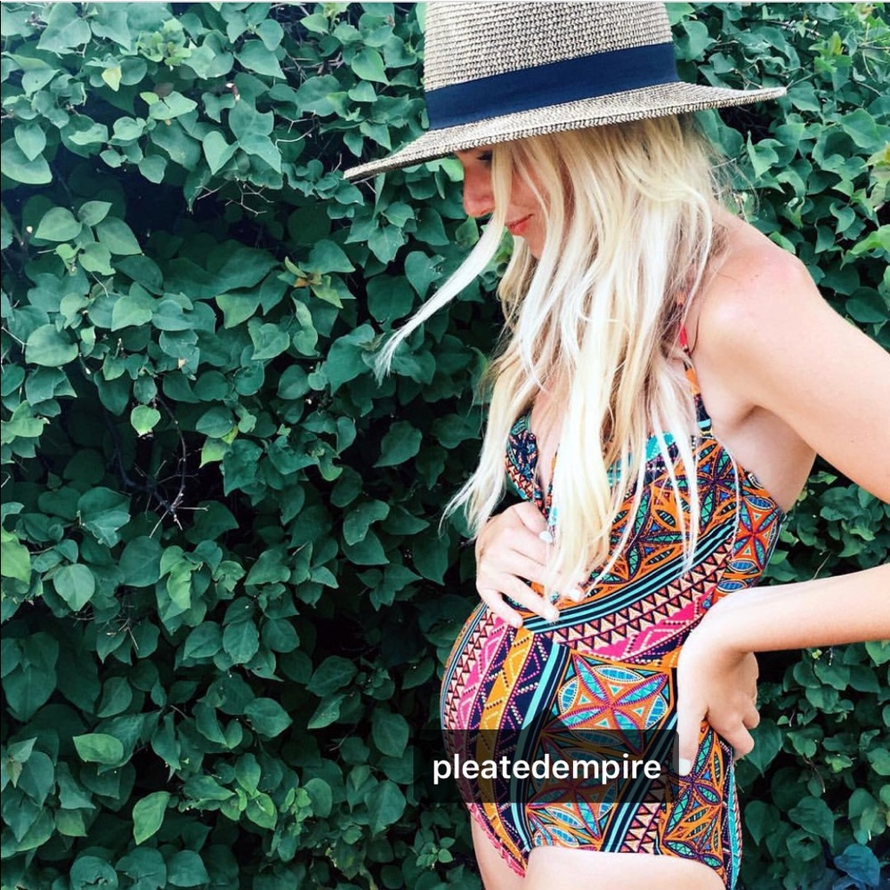 Pleated empire Bathing Suit Hobie brand